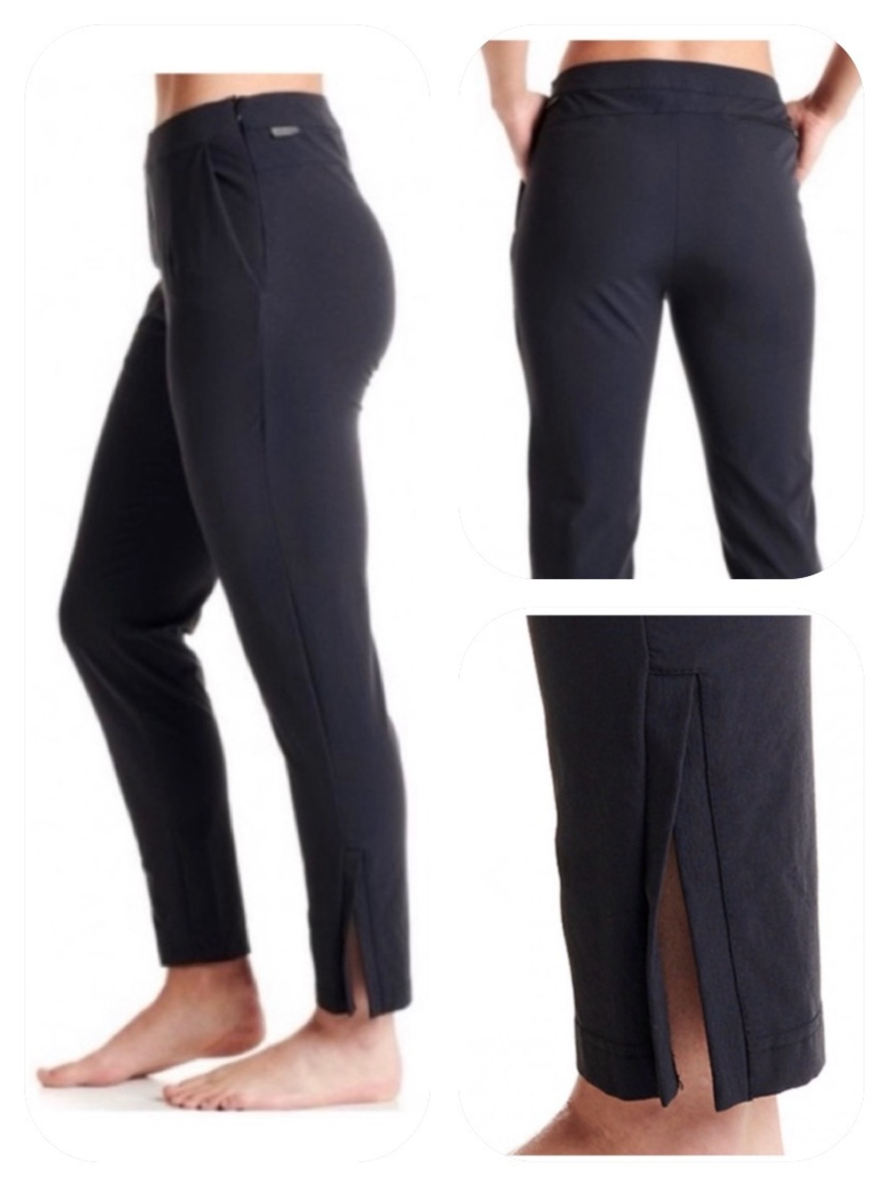Oiselle size 4 charcoal Core Pencil Pant